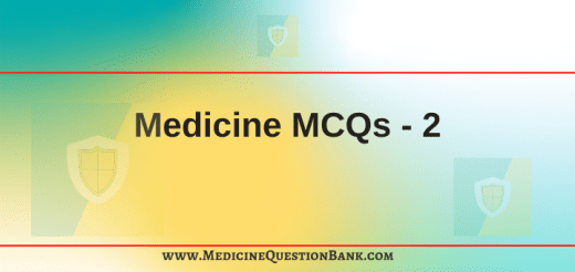 Medicine Question Bank