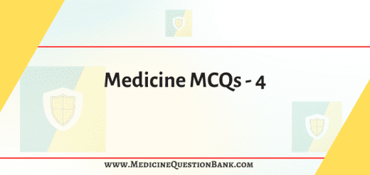 Medicine Question Bank