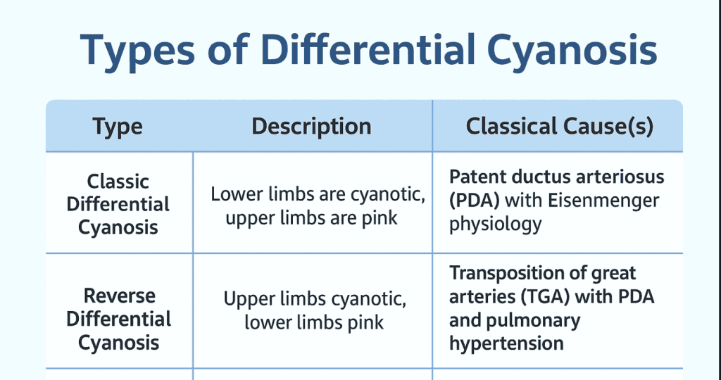 Differential Cyanosis