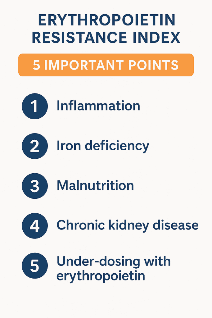 5 important Points  Erythropoietin Resistance Index PNG