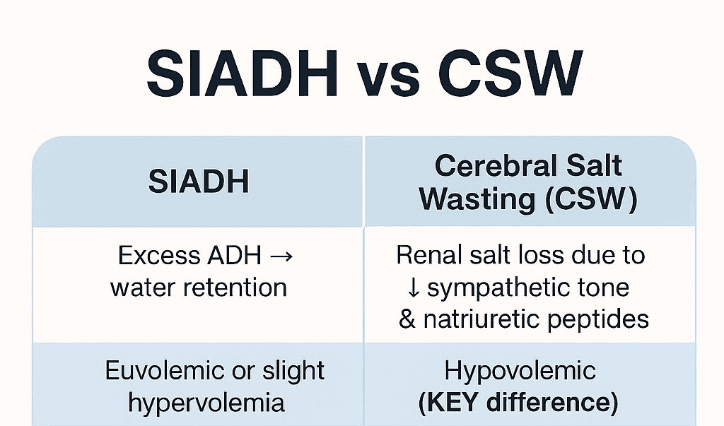 SIADH -MCQs (PG / SS level)