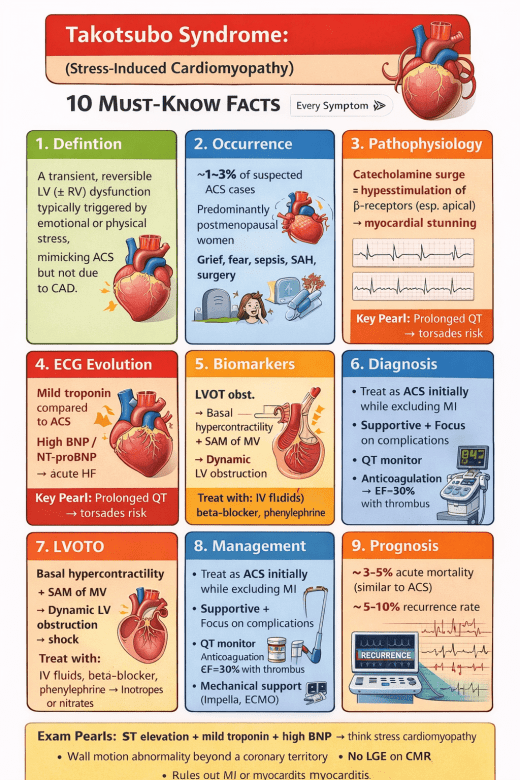 STRESS CARDIOMYOPATHY (TAKOTSUBO SYNDROME)