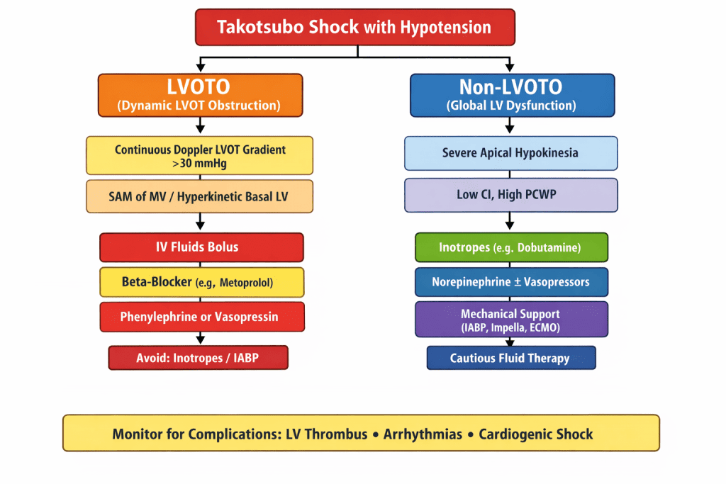 diagnosis and management of stress cardiomyopathy (Takotsubo syndrome)