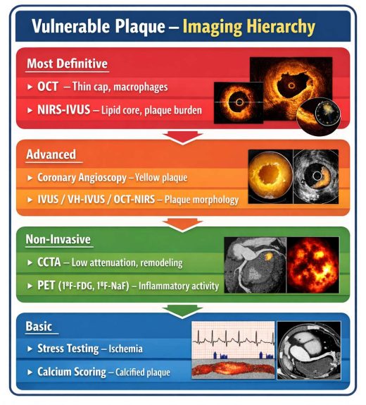 Methods to identify vulnerable plaque