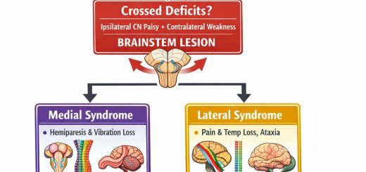 Brainstem Lesion Localization