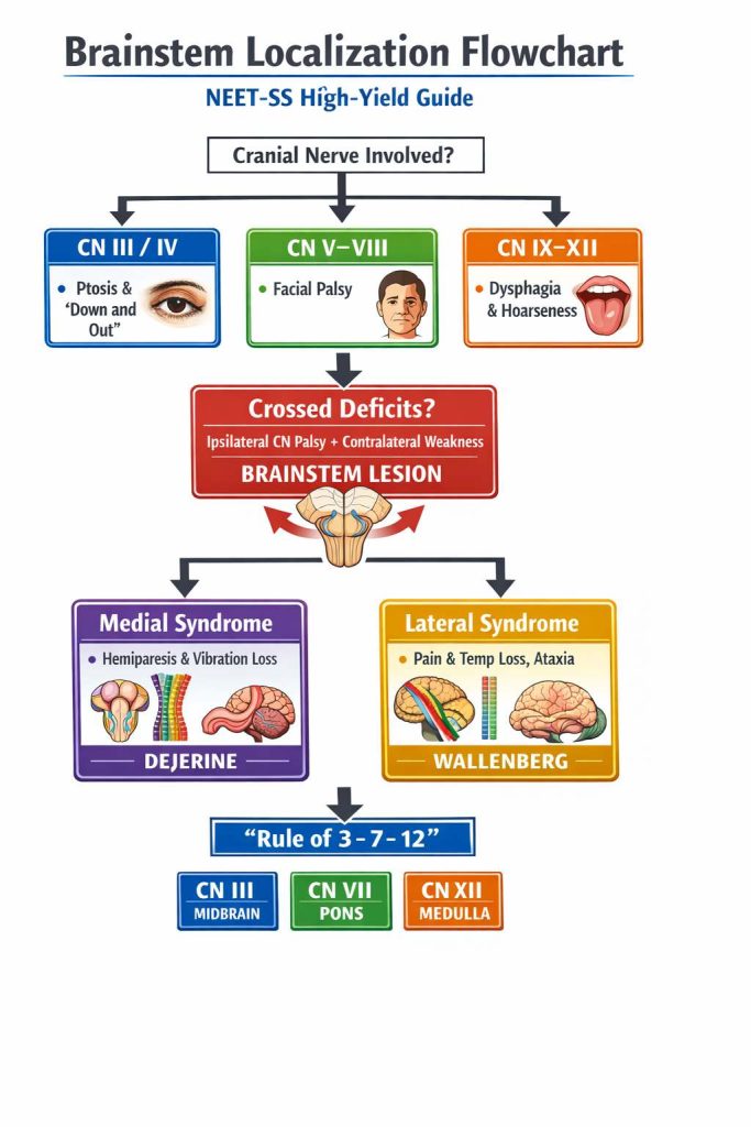 Brainstem Lesion Localization