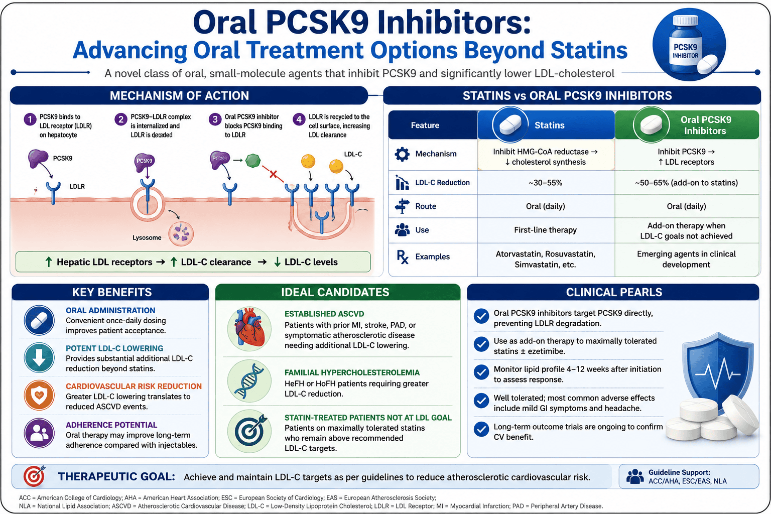 Oral PCSK9 Inhibitors